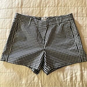 Jcrew gingham shorts.